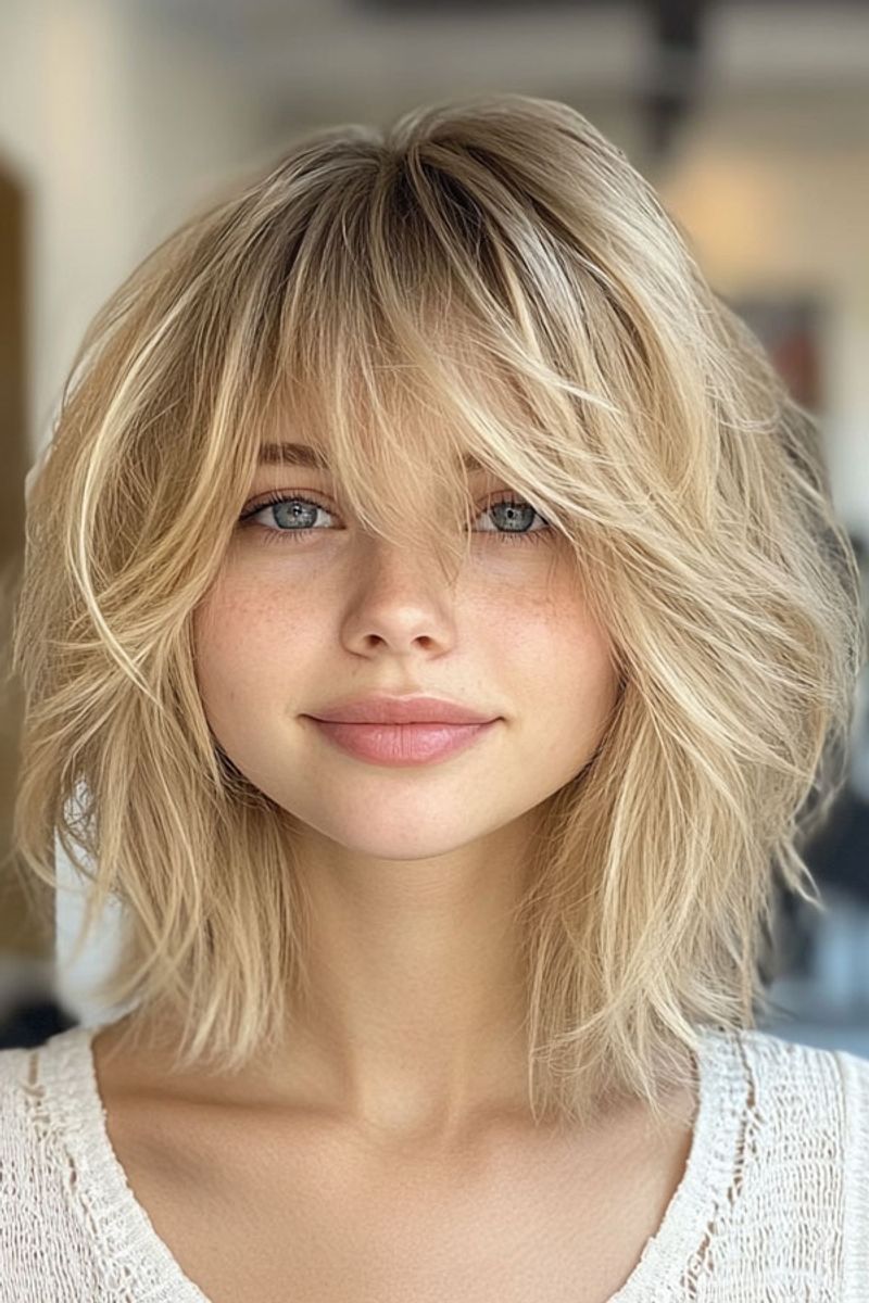Tousled Shag Cut