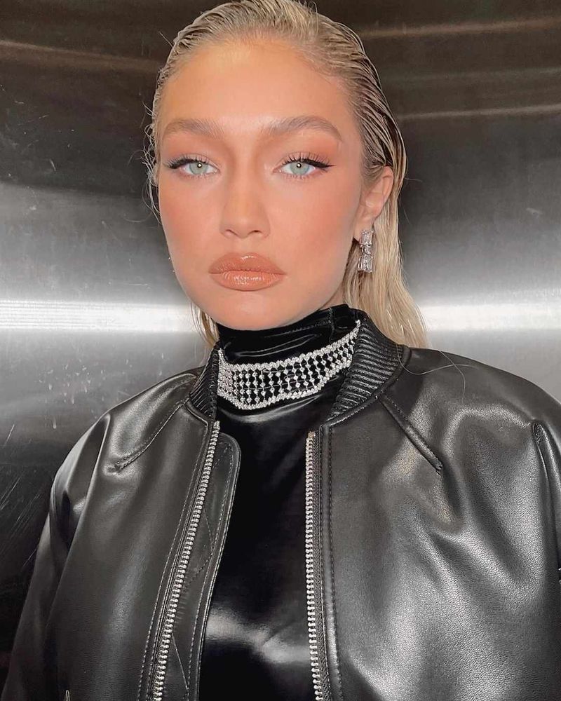 Slicked-Back Hair (Avoid)