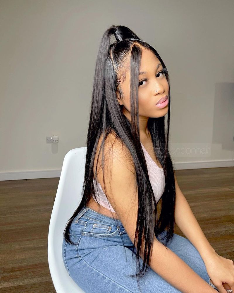 Smooth Half-Up Half-Down