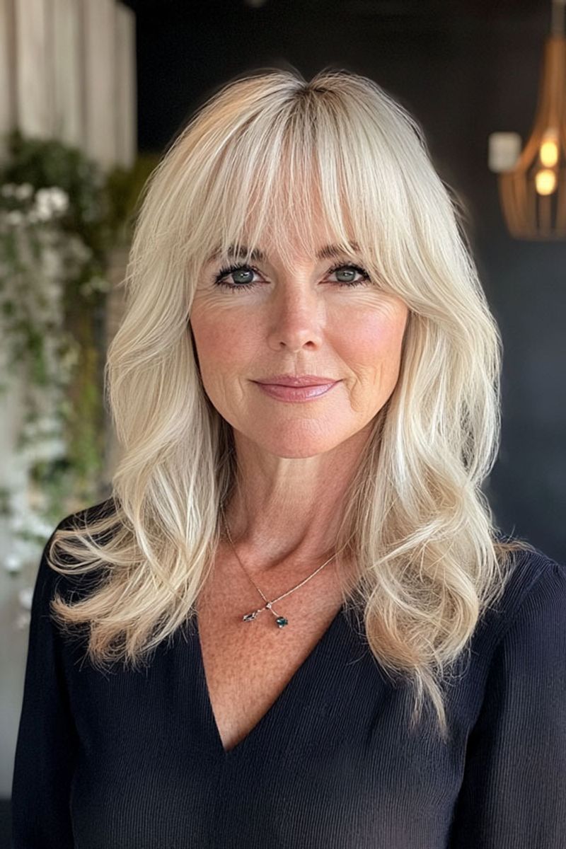 Wispy Bangs and Layers