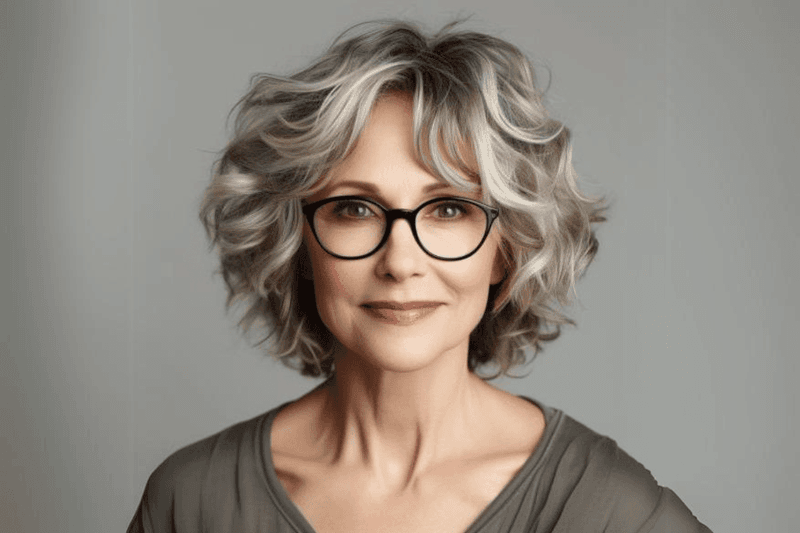 Soft Curly Bob