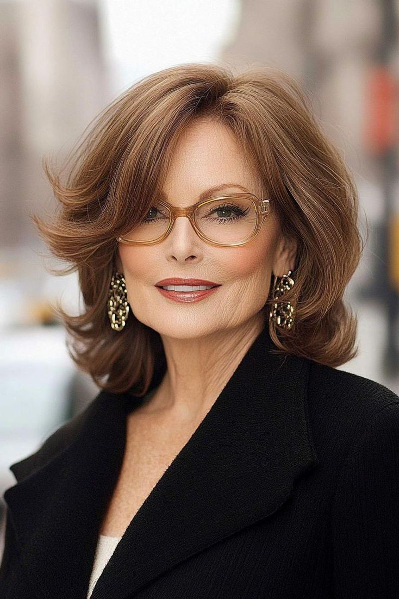 Wavy Shoulder-Length Cut