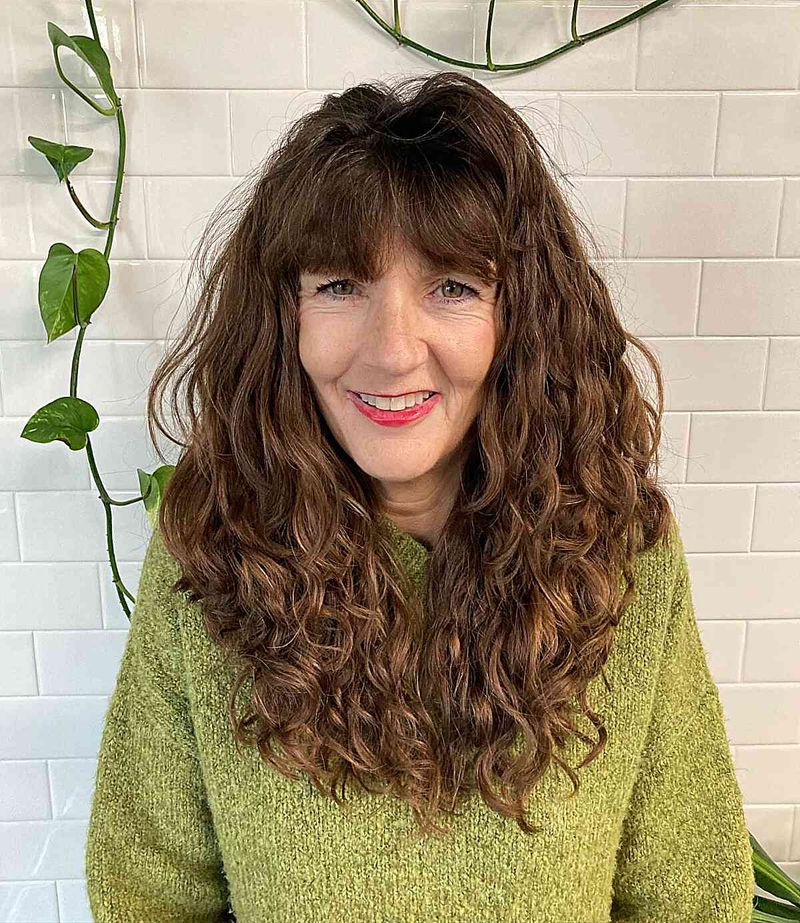 Long Layers with Soft Curls