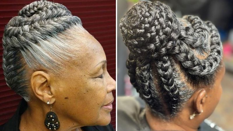 Sophisticated Braided Updo