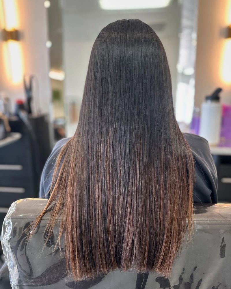 Straight Hair with No Movement
