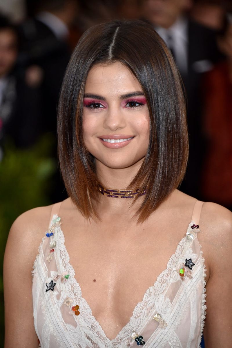 Chin-Length Bob with Straight Ends