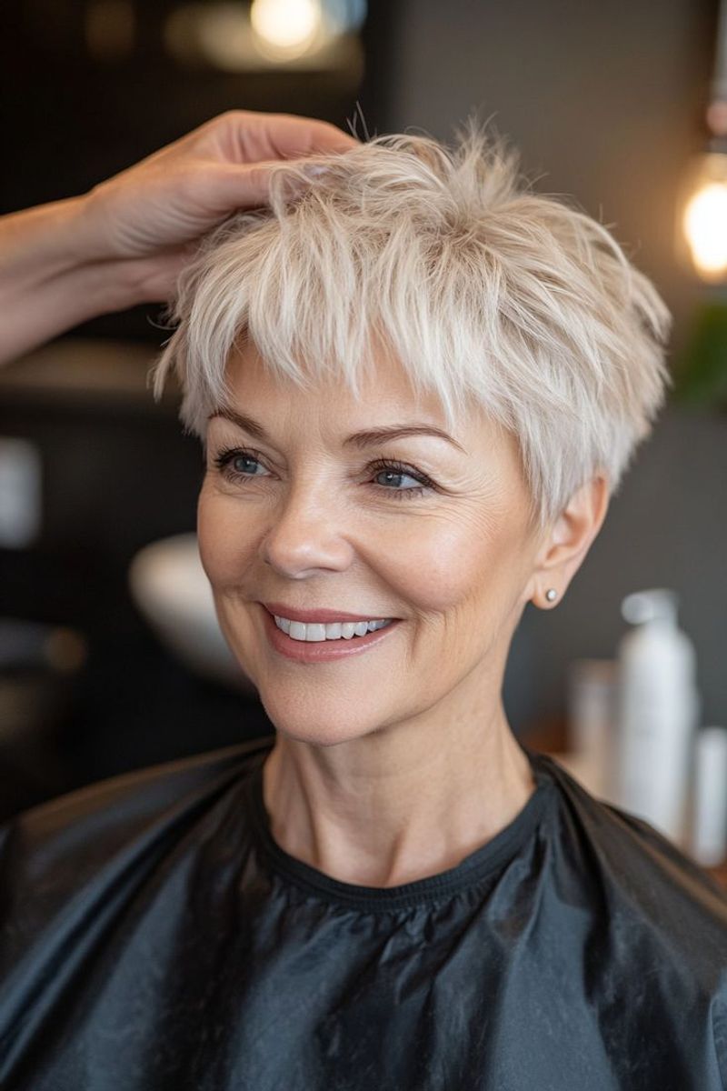 Style 6: Textured Pixie Cut