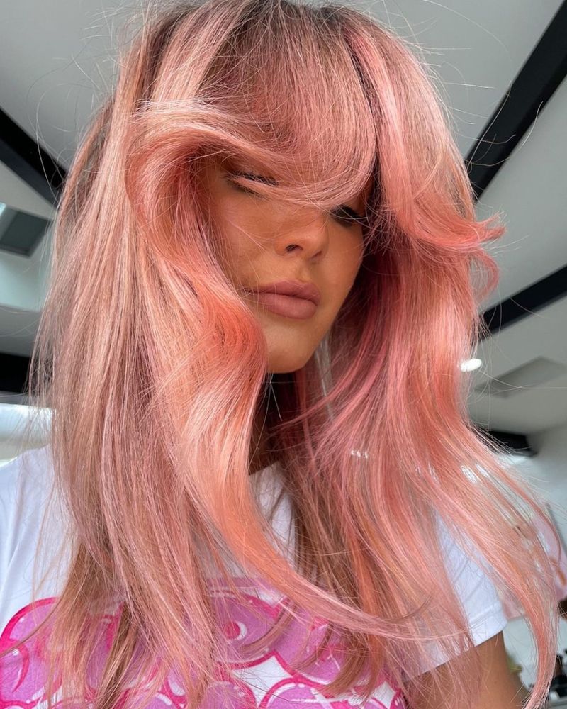 Rose Gold Suede Blonde