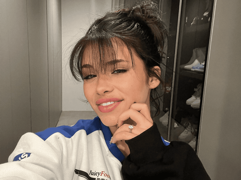 Teased Bangs