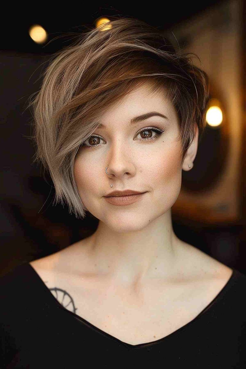 Asymmetrical Cut