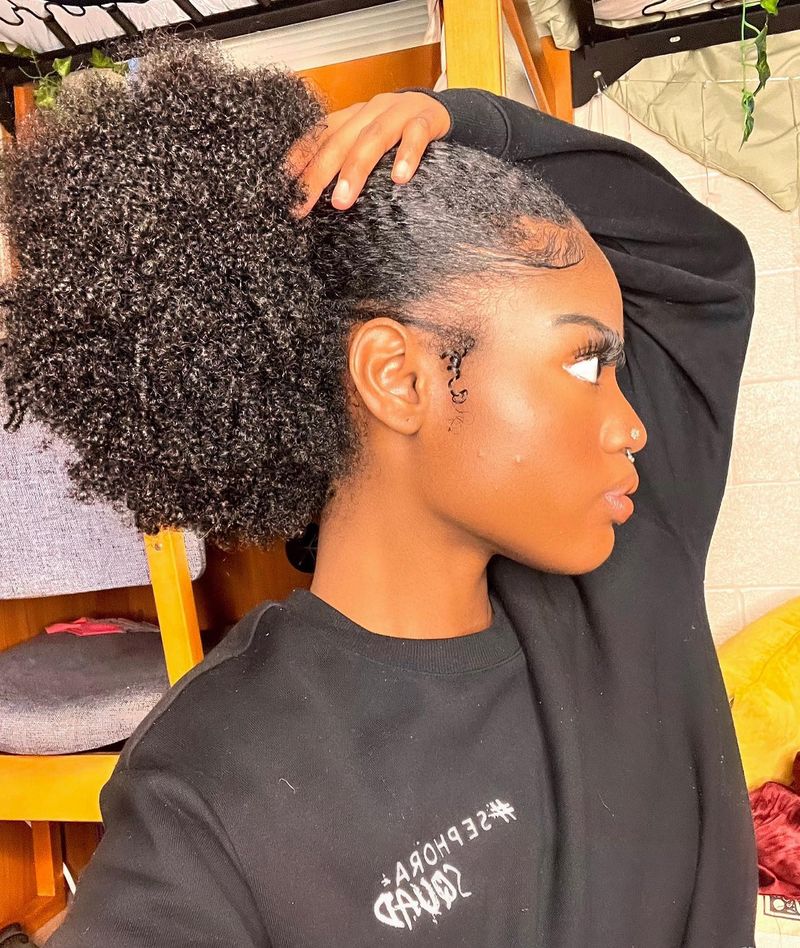 Afro Puff Ponytail