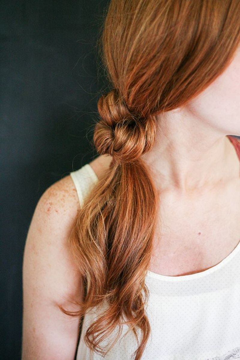 Knotted Ponytail