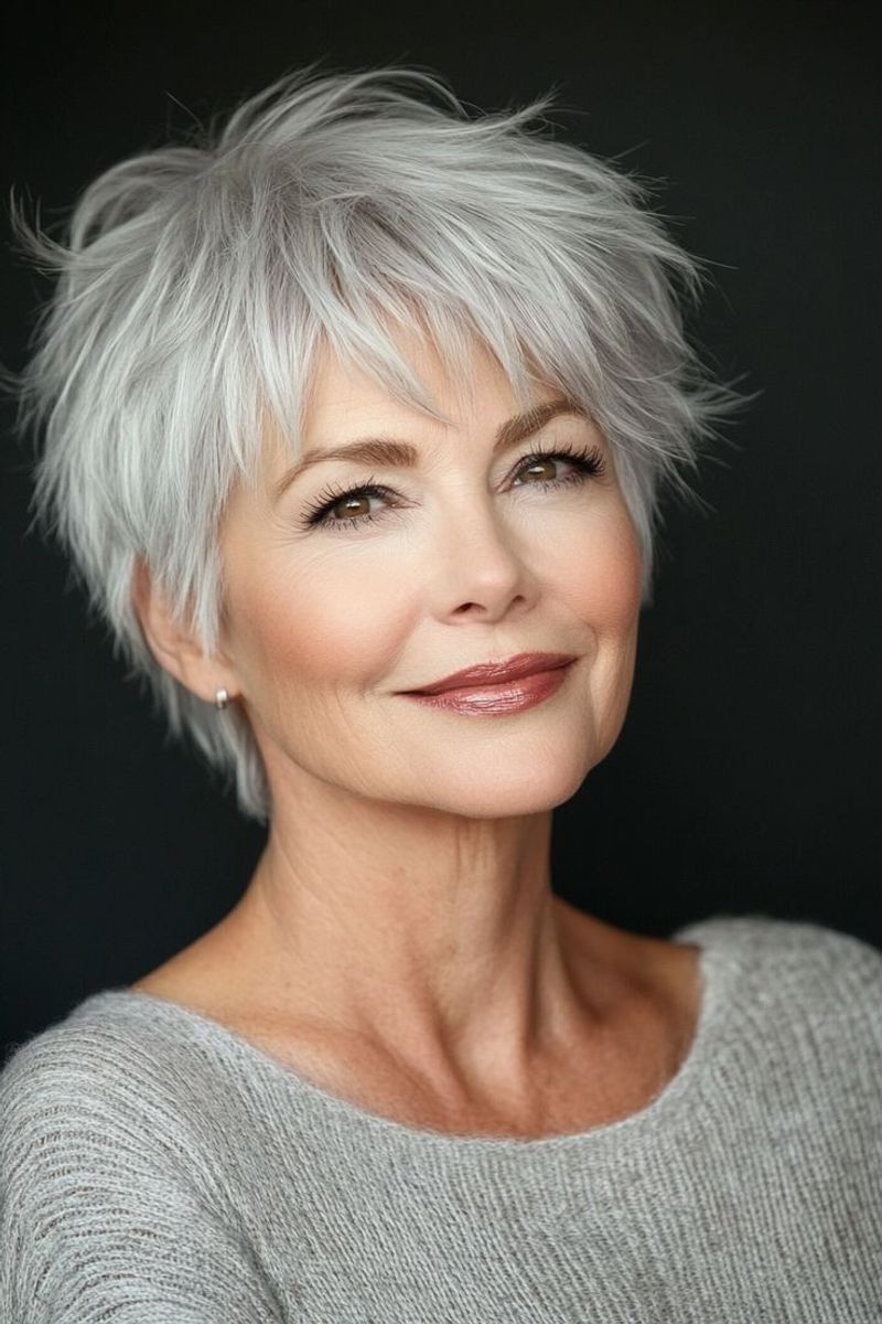 Layered Pixie Shag with Volume