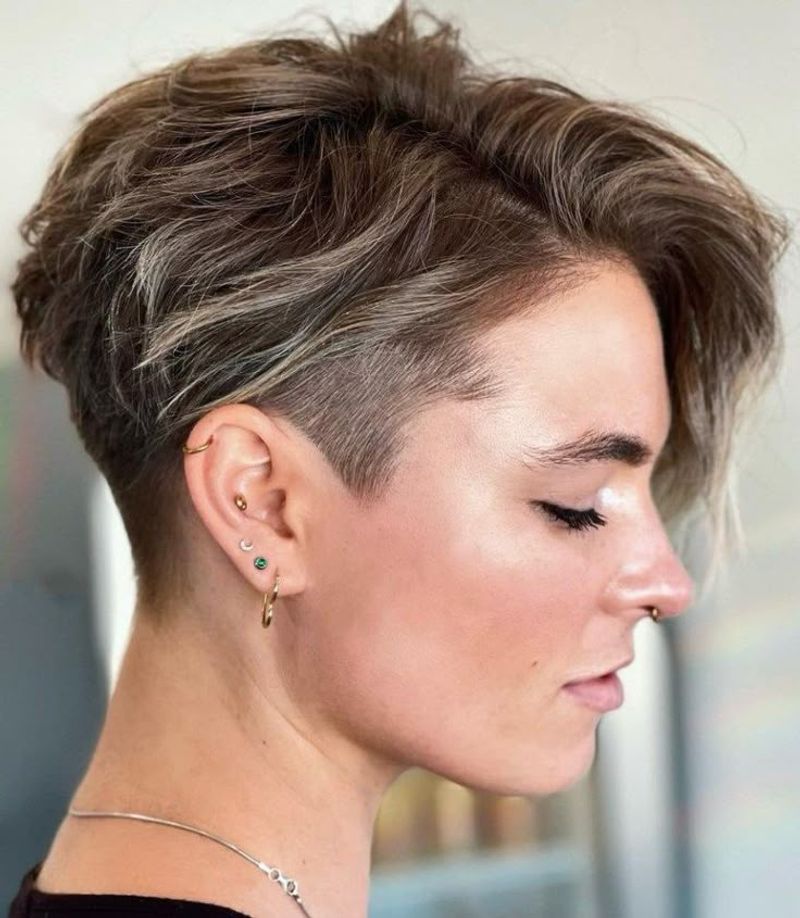 Textured Pixie Undercut