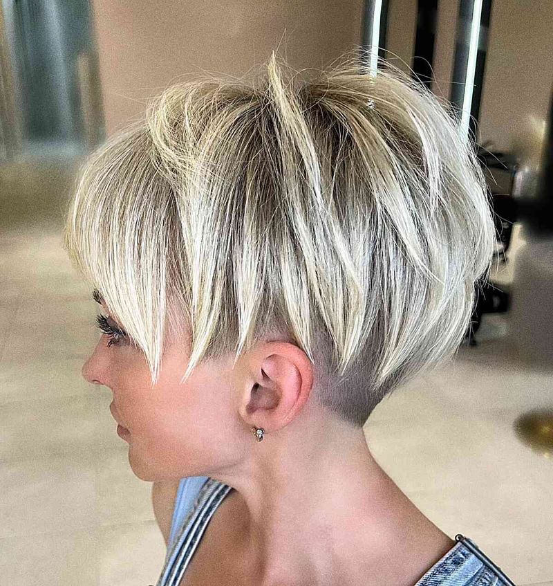 Pixie Cut with Undercut