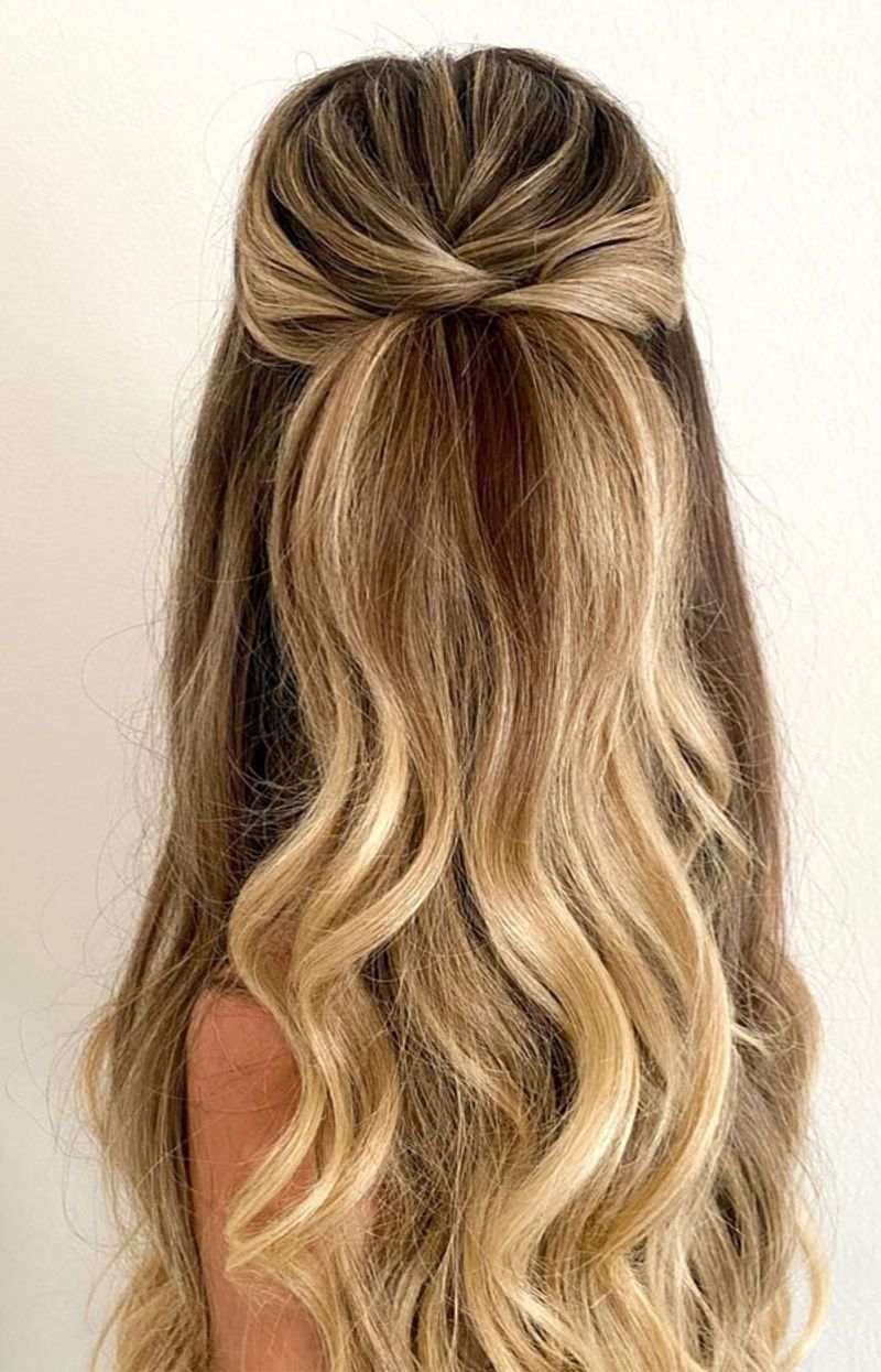 The Elegant Half-Up Twist