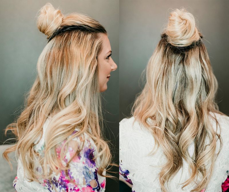 Half-Up Top Knot