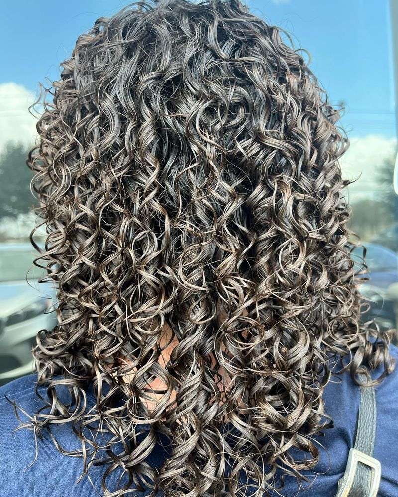 Tightly Permed Curls