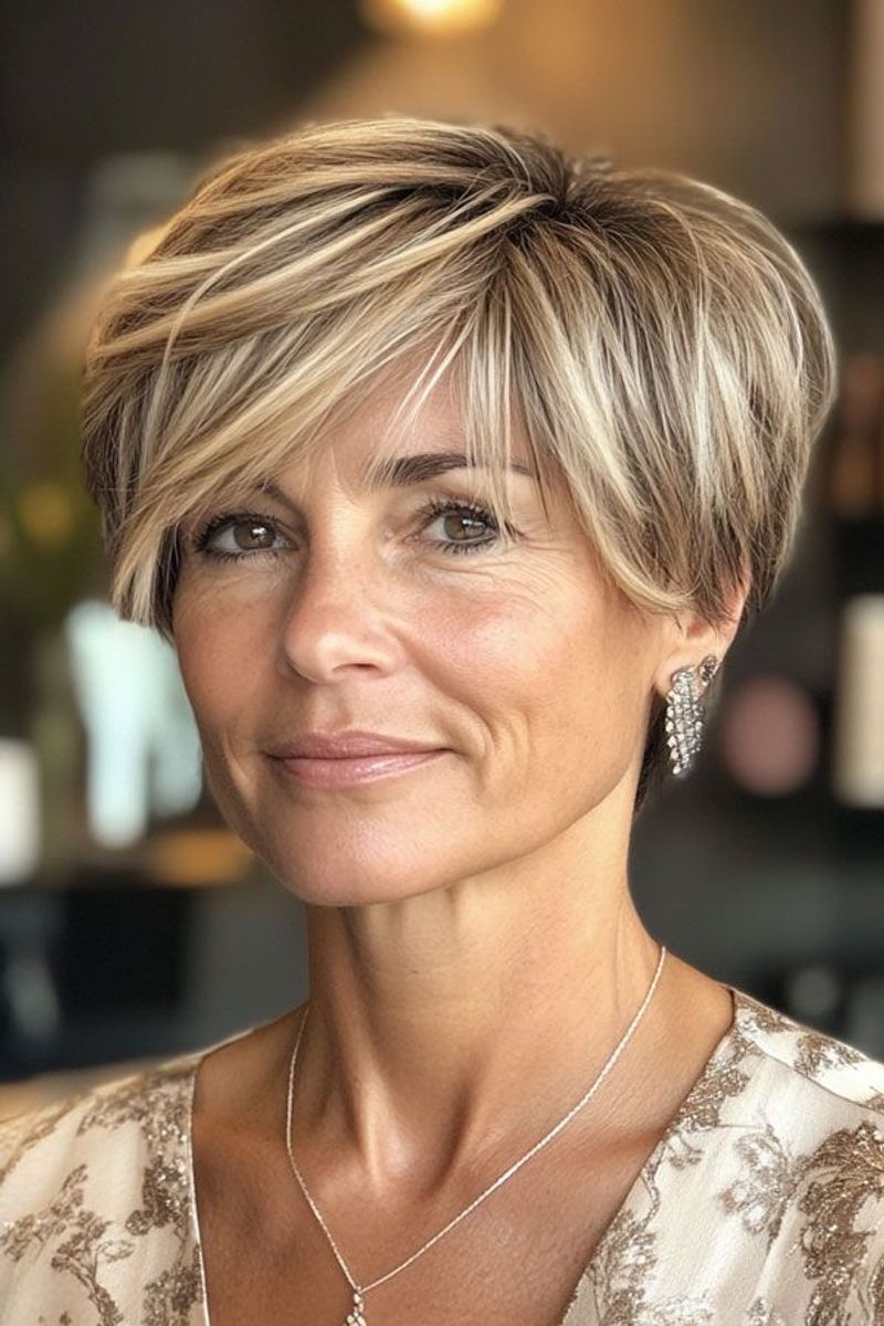 Tough-to-Style Pixie Bob: Cowlick