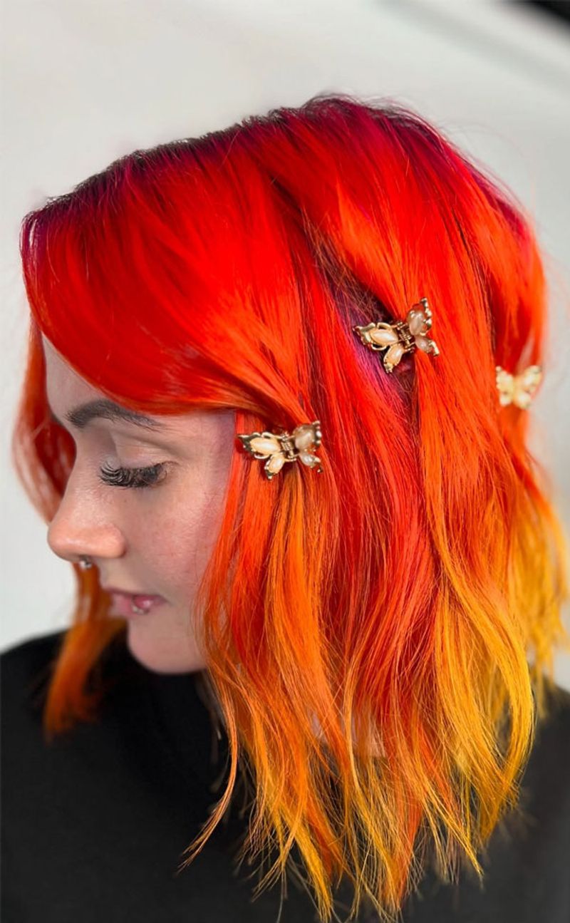 Bold Color Lob