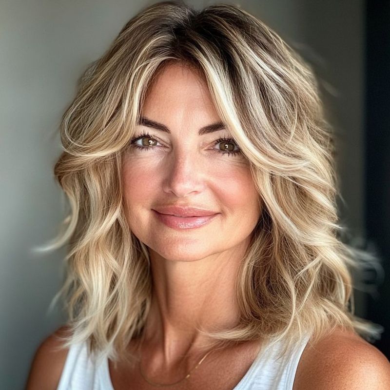 Tousled Medium Length