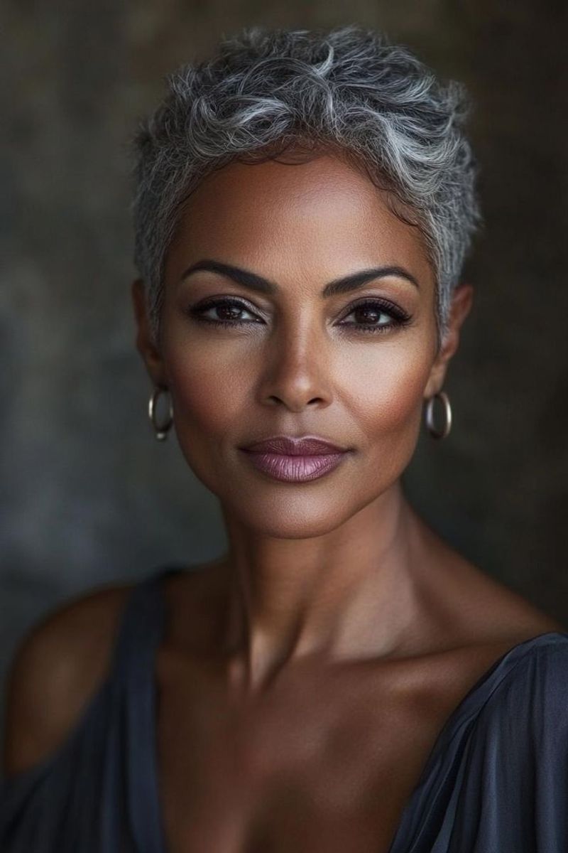 Trend 2: Textured Pixie Cut
