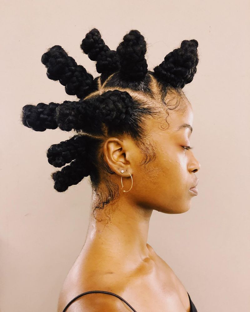 Trendy: Twisted Bantu Knots