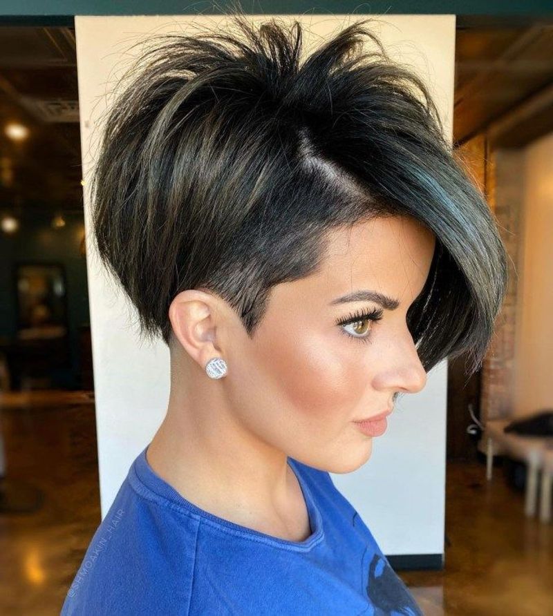 Asymmetrical Undercut Statement