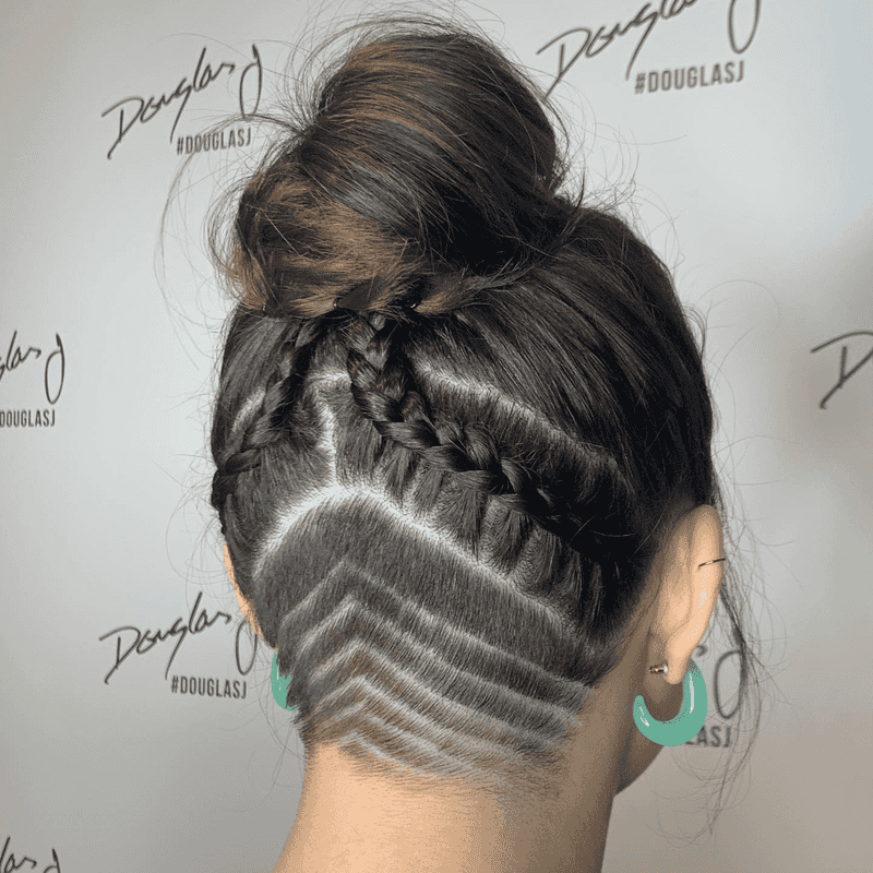 Undercut with Braided Top