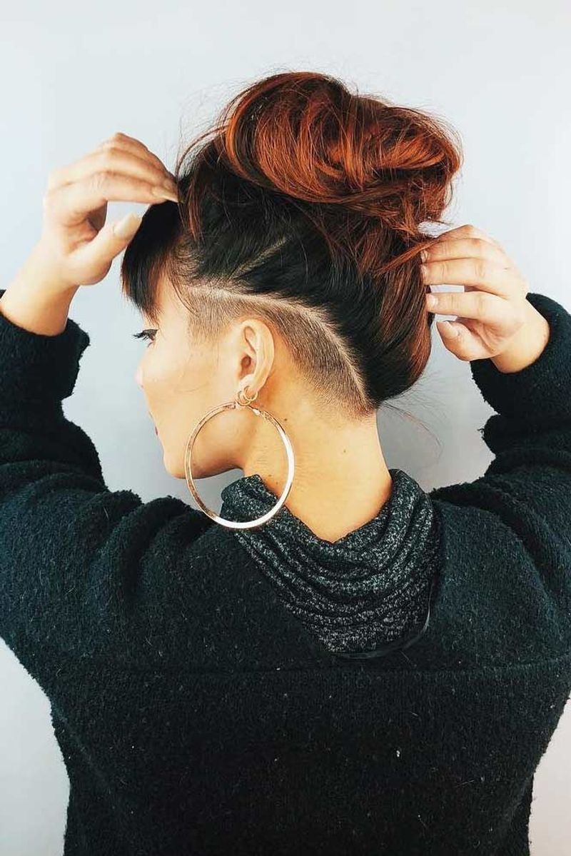 Undercut with Top Knot