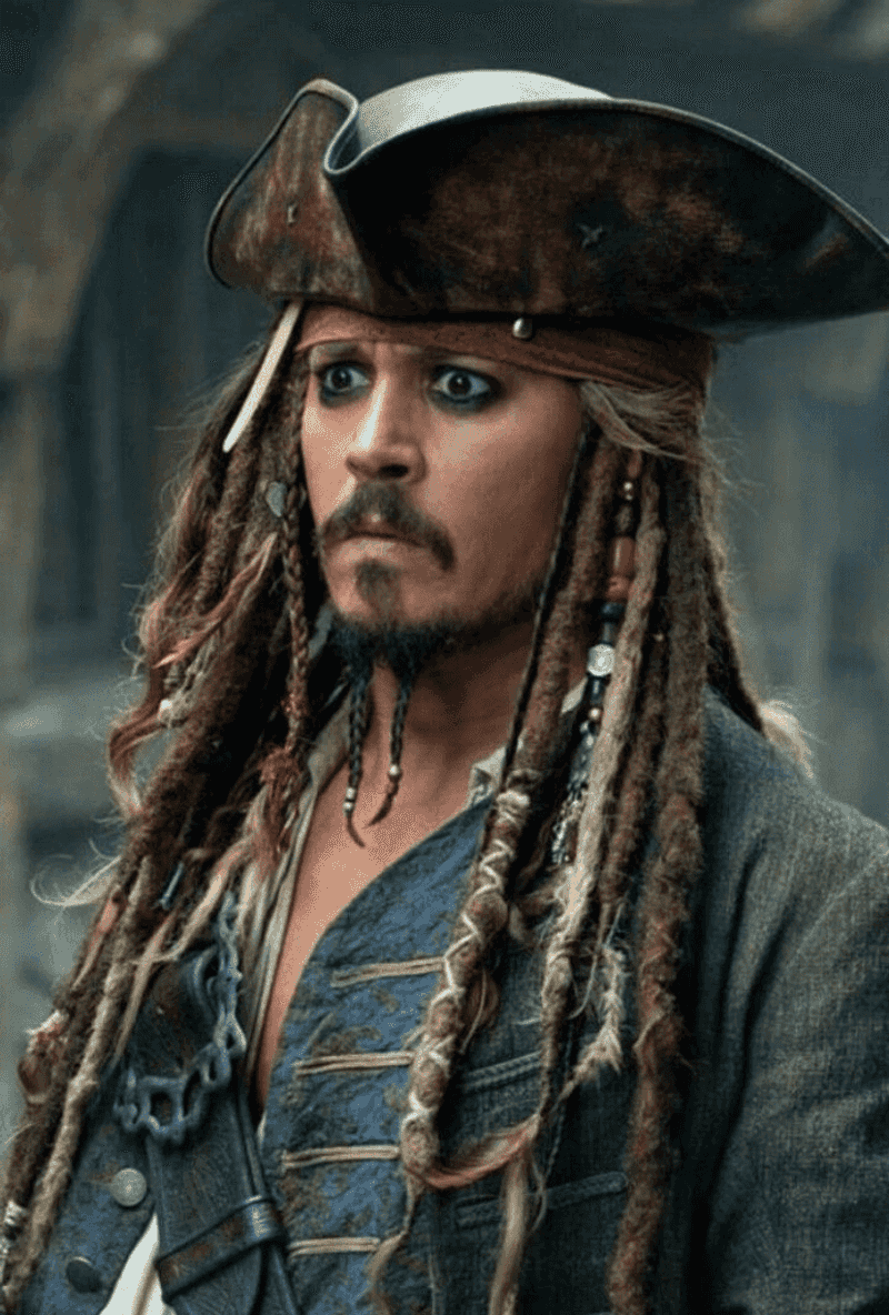 Johnny Depp's Jack Sparrow Hair