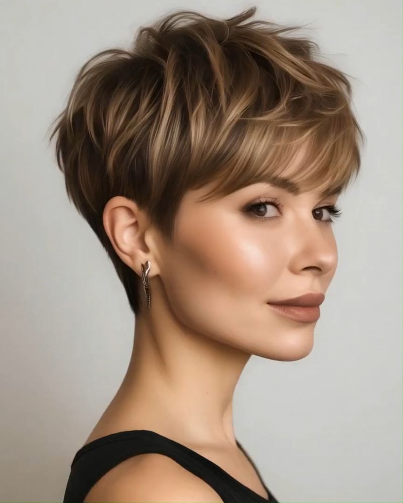 Youthful Pixie Cuts