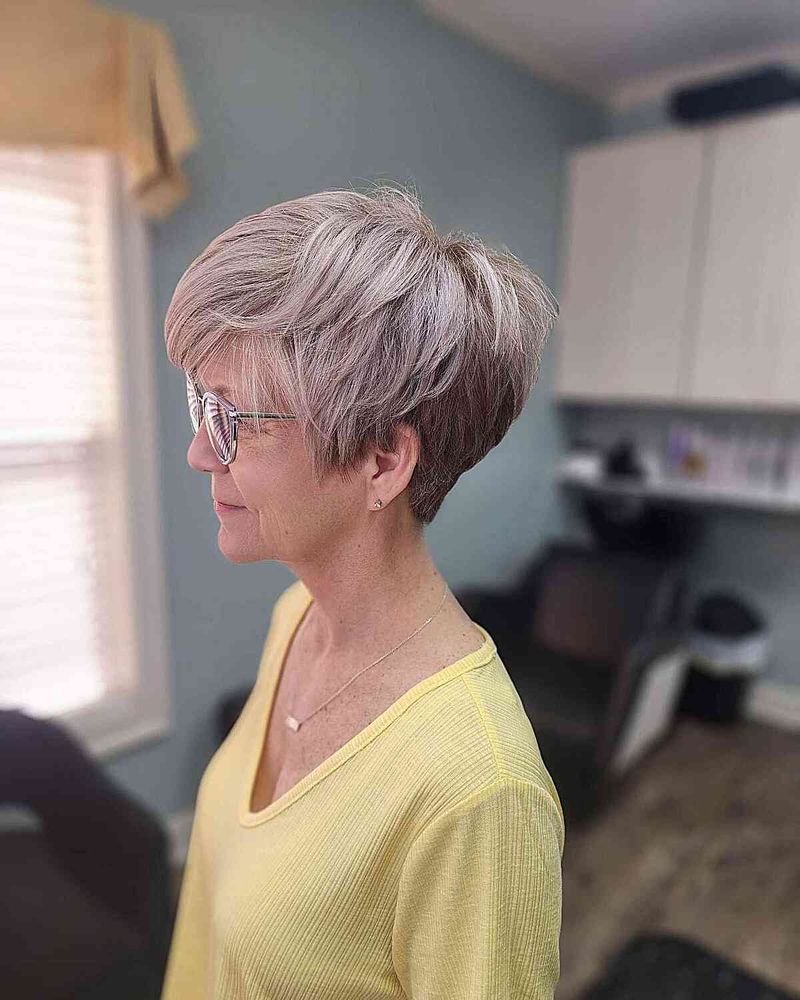 Pixie Cut with Side Fringe