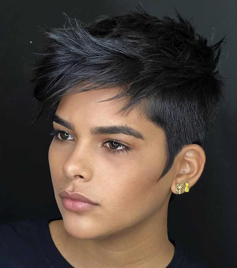 Wild Pixie with Spiky Tips