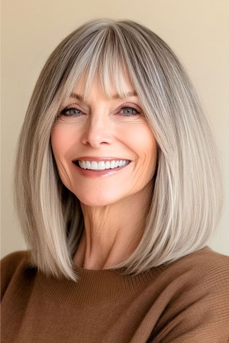 Wispy Bangs and Layers