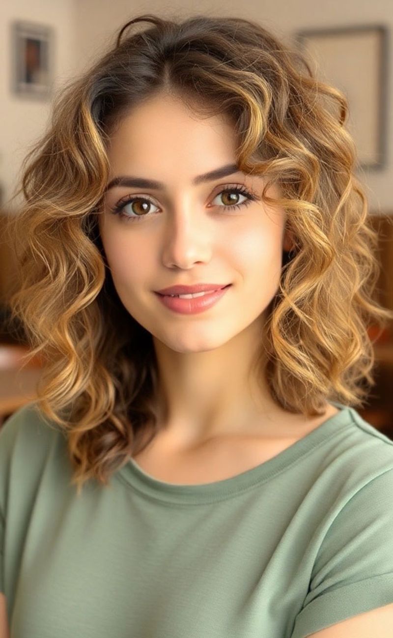 Soft Curls Neck-Length Cut