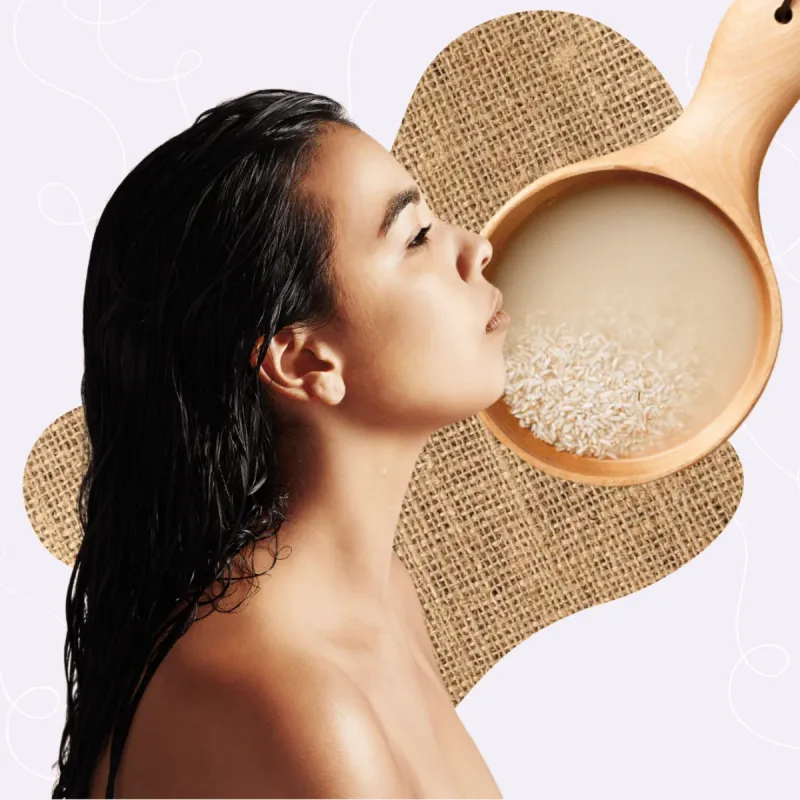 Rice Water Rinse