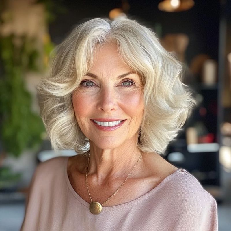 Youthful Wavy Lob