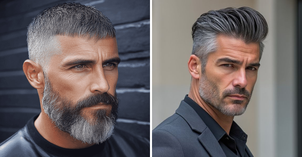 13 Hairstyles for Men with Gray Hair with 4 Bonus Cuts to Consider