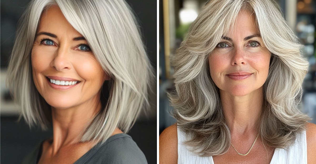 14 Medium-Length Layered Haircuts Women Over 50 Are Asking for Right Now
